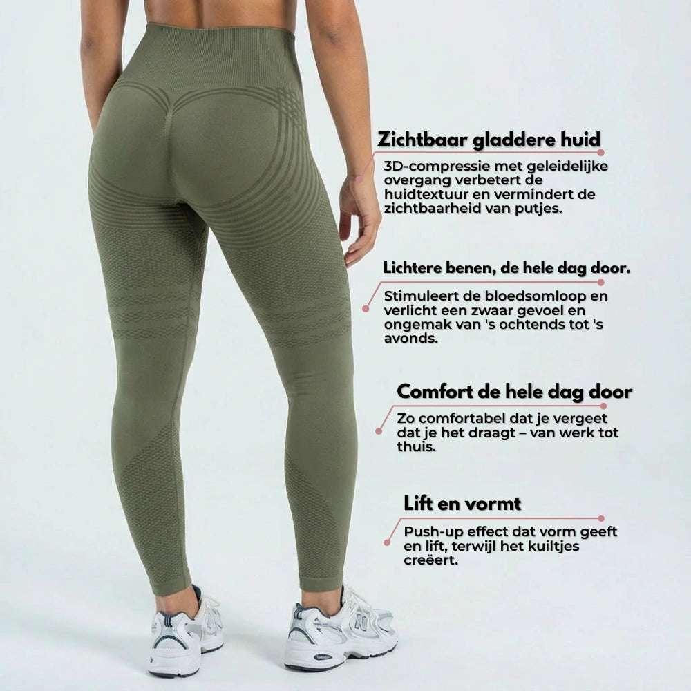 Cellumove 3D Leggings - Legergroen