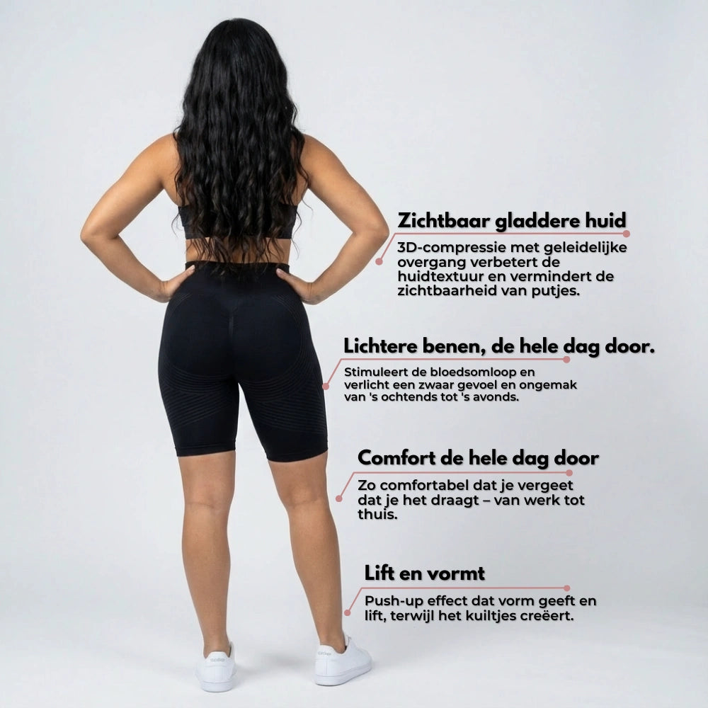 Cellumove 3D Korte Legging – Sort
