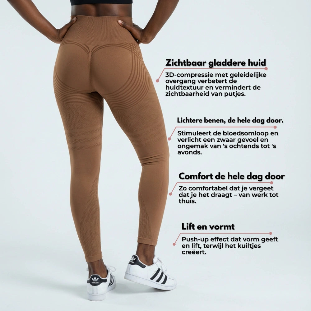 Cellumove 3D Legging - Koffiebruin