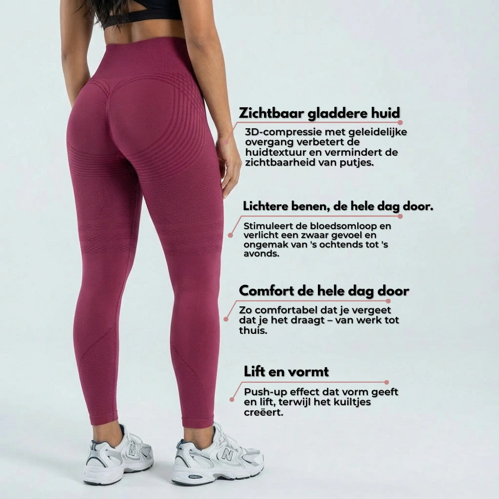 Cellumove 3D Leggings - Bordeauxrood