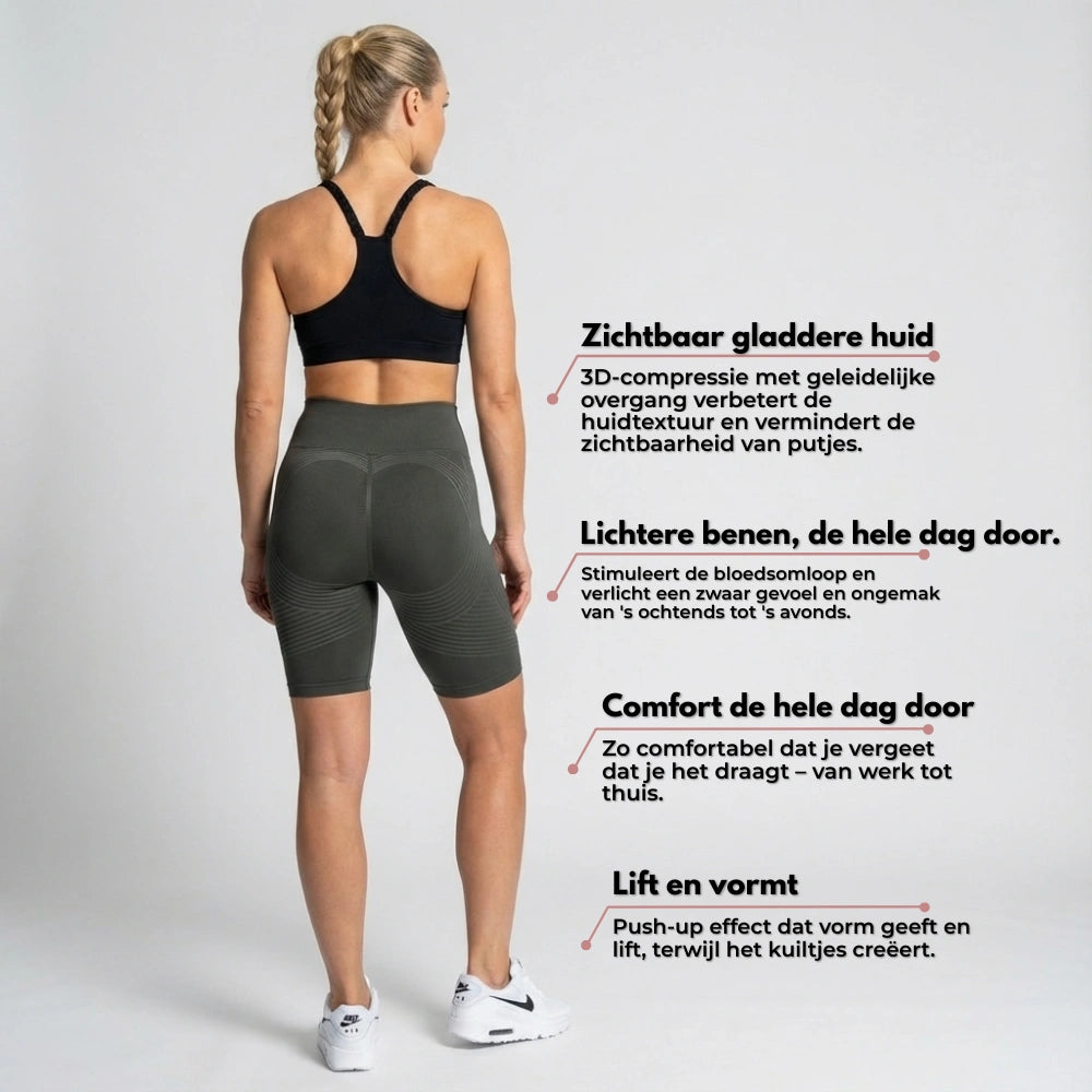 Cellumove 3D Korte Legging – Donkergrijs