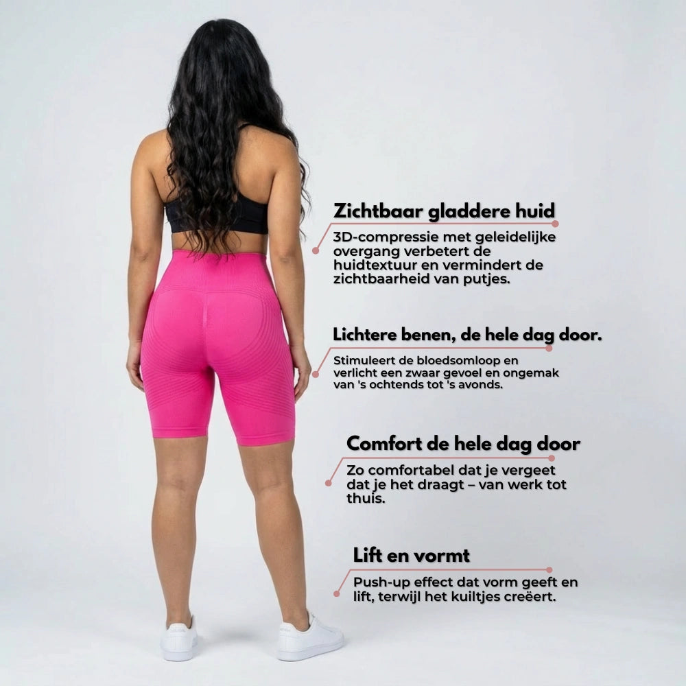 Cellumove 3D Korte Legging – Roze